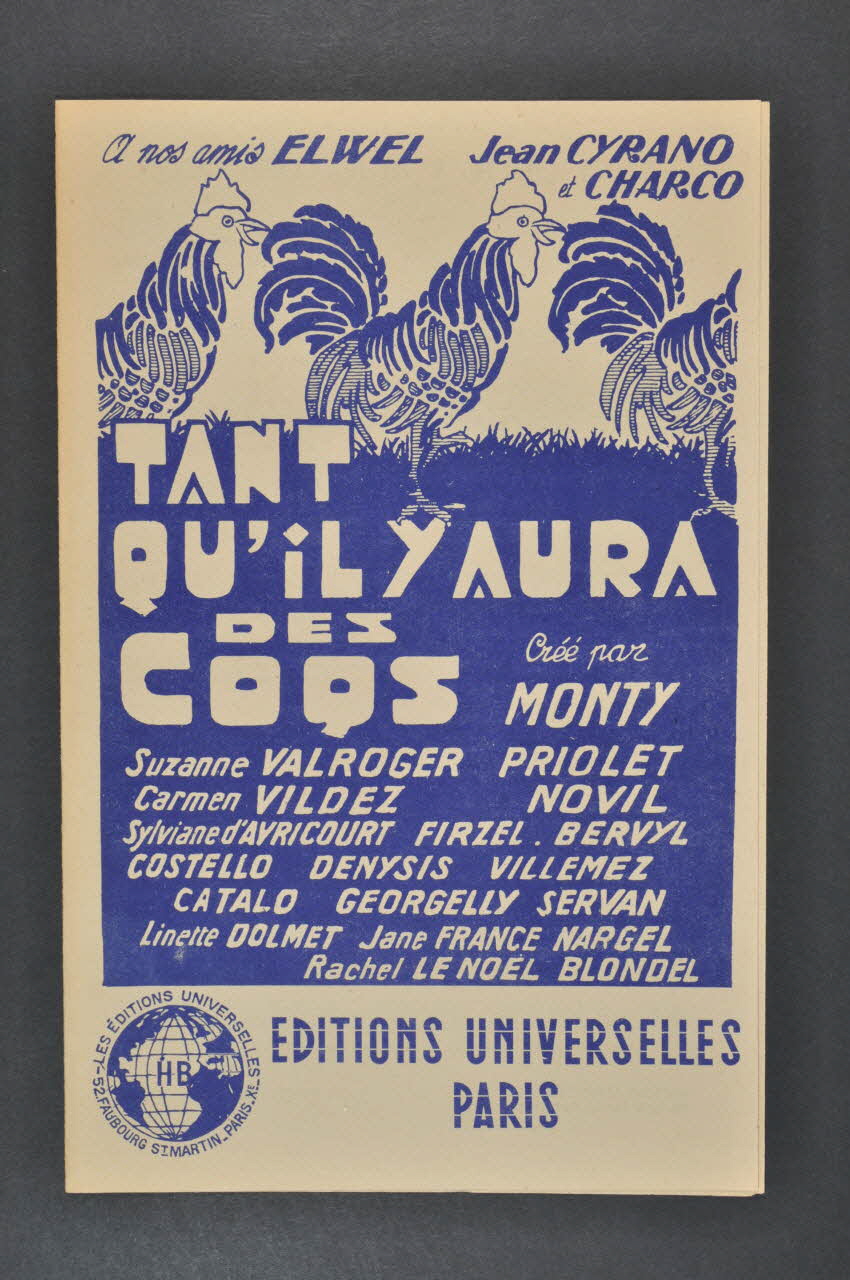 partition de musique petit format 1969.88.1483 Photo Mucem