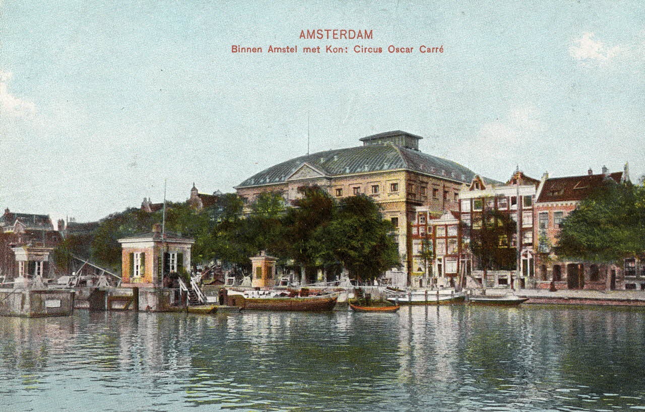 Amsterdam. Binnen Amstel met Kon : Circus Oscar Carré. Sou.5.23.2 Photo