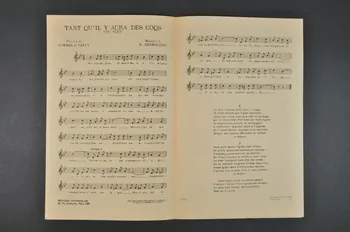 partition de musique petit format 1969.88.1483  Photo Mucem