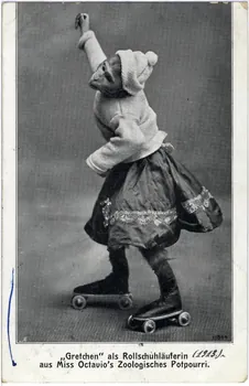 F.L. Gretchen als Rollschuhläuferin aus Miss Octavio's zoologisches Potpourri. 1913. 1913 Sou.8.135.1 Photo