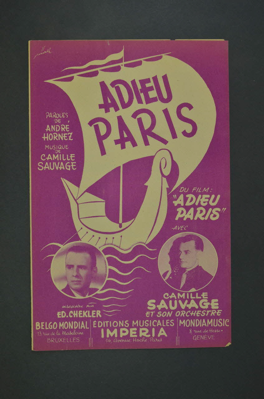 partition de musique petit format 1969.88.1489 Photo Mucem