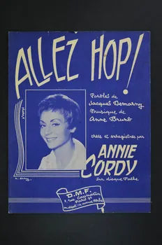 Jacques Demarny ; Anne Bruno ; Annie Cordy ; D.M.F chanson petit format 1960 1969.88.1491  Photo Mucem