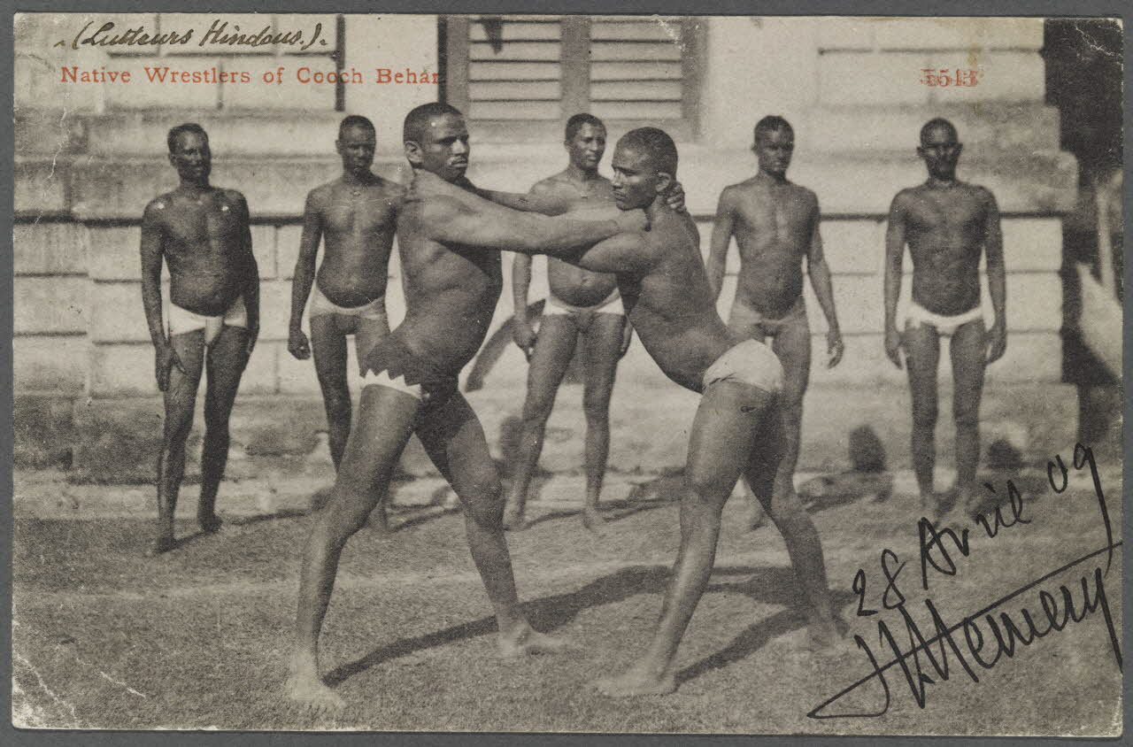 Native wrestlers of Cooch Behar (lutteurs hindous) Sou.A.1324 Photo