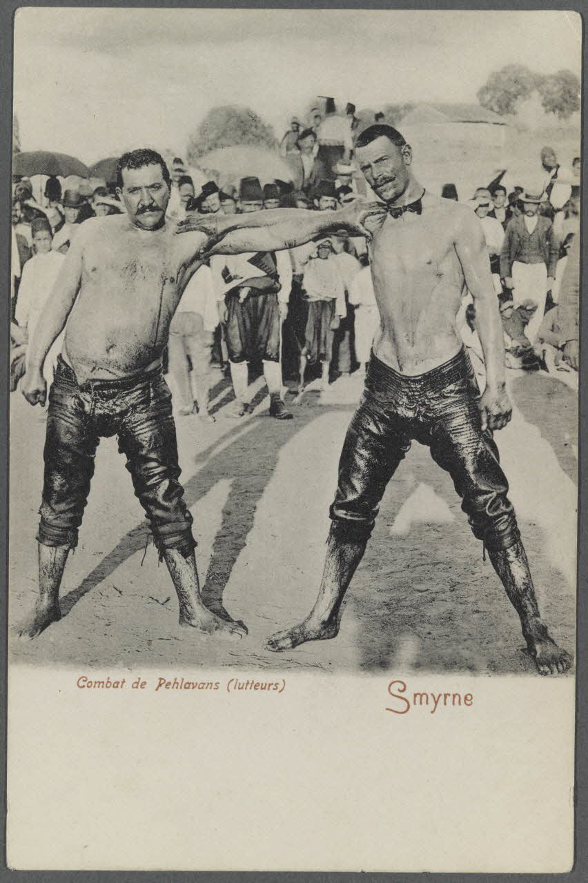 Smyrne. Combat de Pehlavans (lutteurs) Sou.A.1326 Photo