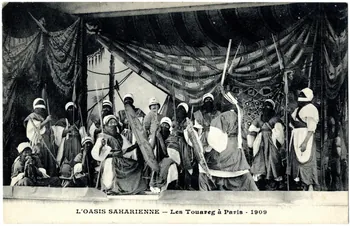 Ernest Louis Le Deley Oasis saharienne. Les touareg à Paris. 1909 Paris, Paris (75) 1909 Sou.B.35 Photo