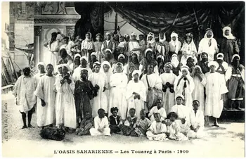 Ernest Louis Le Deley L'oasis saharienne.  Les touareg à Paris. 1909 Paris, Paris (75) 1909 Sou.B.38 Photo