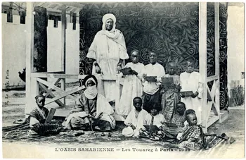 Ernest Louis Le Deley L'oasis saharienne.  Les touareg à Paris. 1909 Paris, Paris (75) 1909 Sou.B.40 Photo