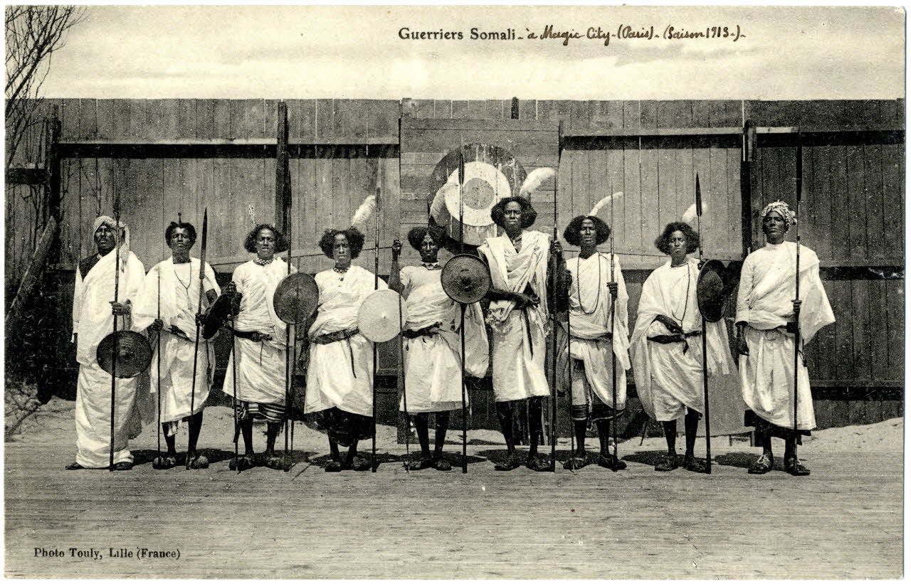 Touly Guerriers Somali. Paris Magic City (Saison 1913) Paris, Lille (59) 1913 Sou.B.81 Photo