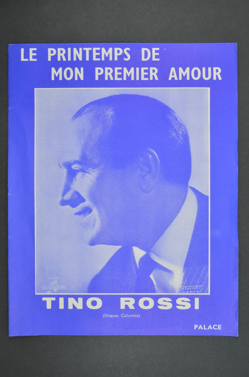Ludwig Van Beethoven ; André Pontin ; Pierre Vangel ; Jean Lavande ; Tino Rossi ; Palace, Editions Musicales; chanson petit format 1966 1969.88.1512 Photo Mucem
