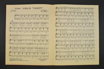 partition de musique petit format 1969.88.1517  Photo Mucem