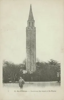 carte postale LANTERNE DES MORTS A ST PIERRE Charente-Maritime 1903 010007  Photo
