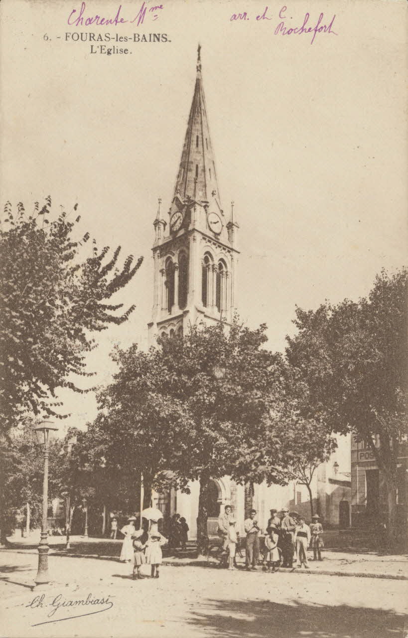 carte postale L'EGLISE Charente-Maritime 1903-1920 010038 Photo