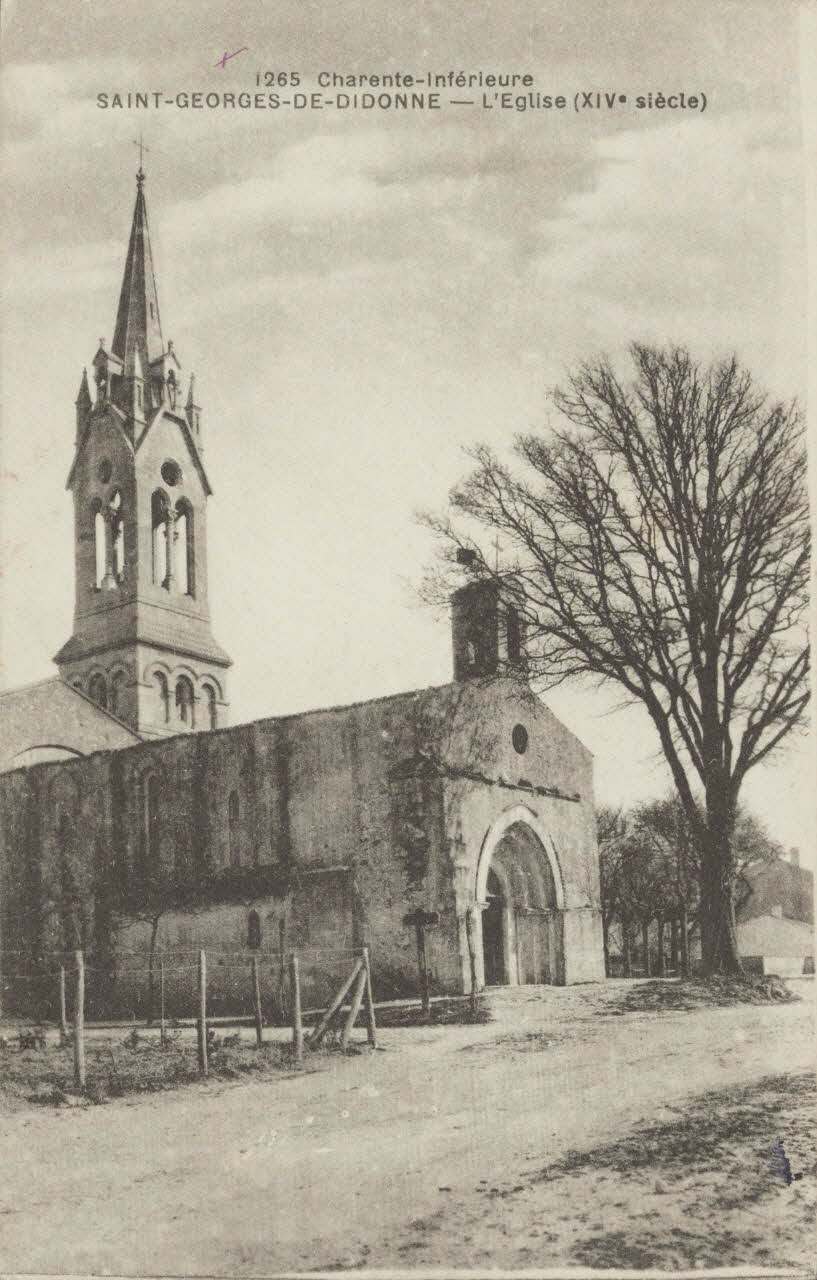 carte postale L'EGLISE (XIVe SIECLE) Charente-Maritime 1903-1920 010074 Photo