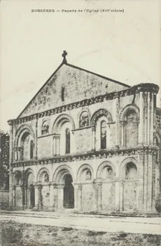 carte postale FACADE DE L'EGLISE (XIIe SIECLE) Charente-Maritime 1903-1920 010147  Photo