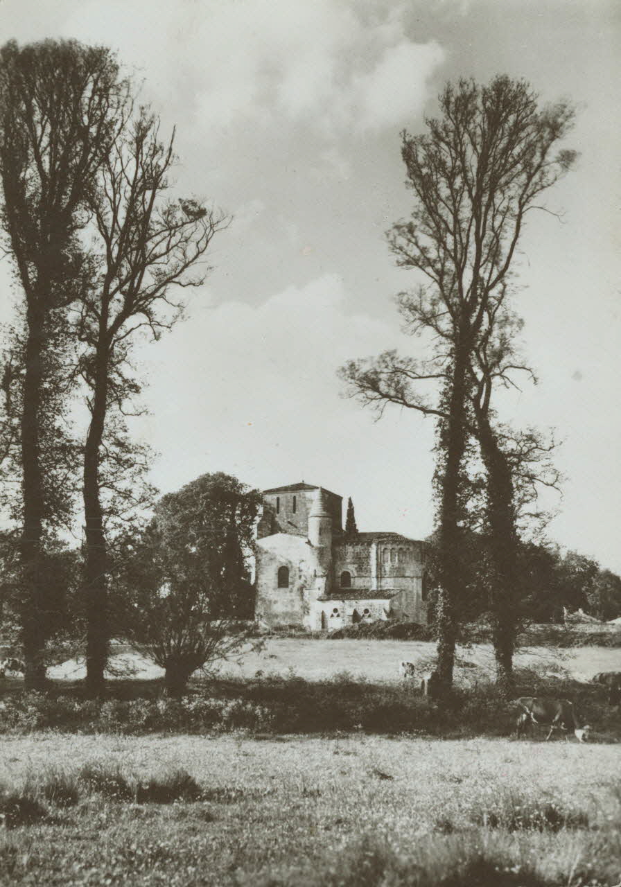 carte postale L'EGLISE ROMANE Charente-Maritime 1950 010156 Photo