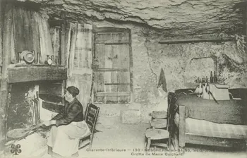 carte postale MESCHERS-GROTTE DE MARIE GUICHARD Charente-Maritime 1903-1950 010186 Photo