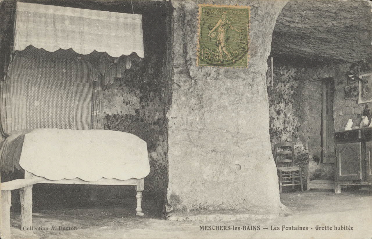 carte postale MESCHERS-GROTTE DES FONTAINES Charente-Maritime 1903-1920 010194 Photo