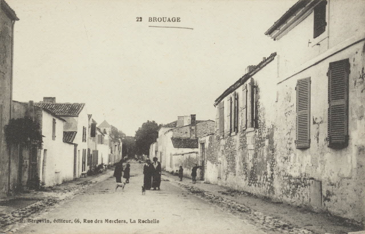 carte postale BROUAGE Charente-Maritime 1903-1920 010207 Photo
