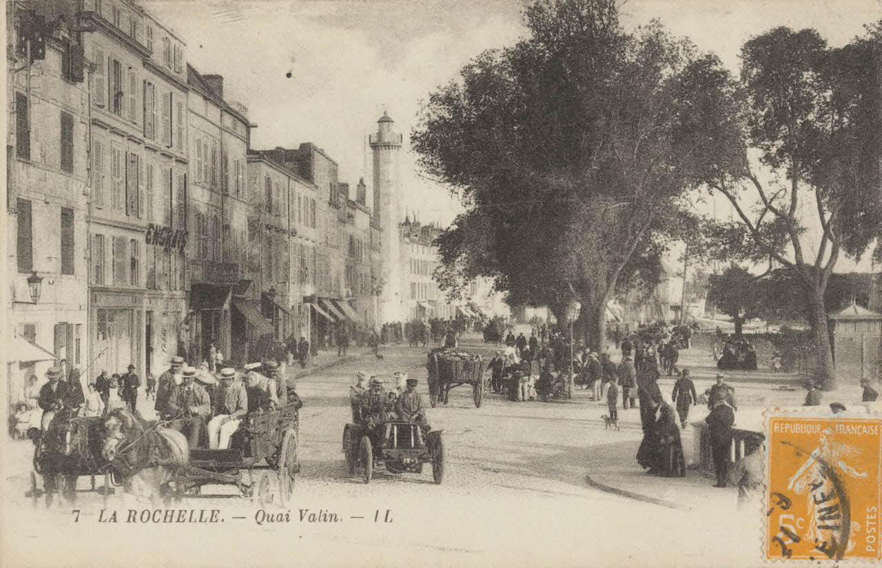carte postale QUAI VALIN Charente-Maritime 1921 010216 Photo