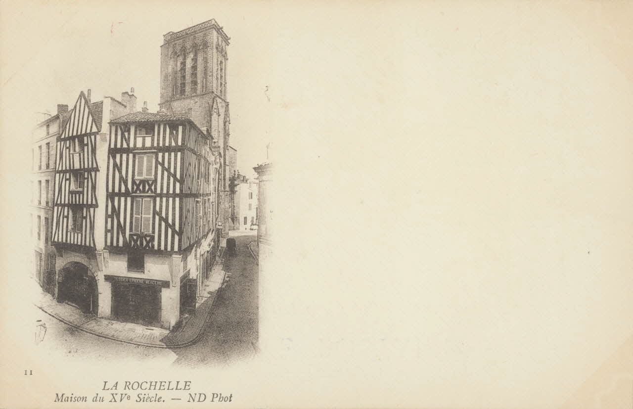 carte postale MAISON DU 15EME SIECLE Charente-Maritime 1903 010218 Photo