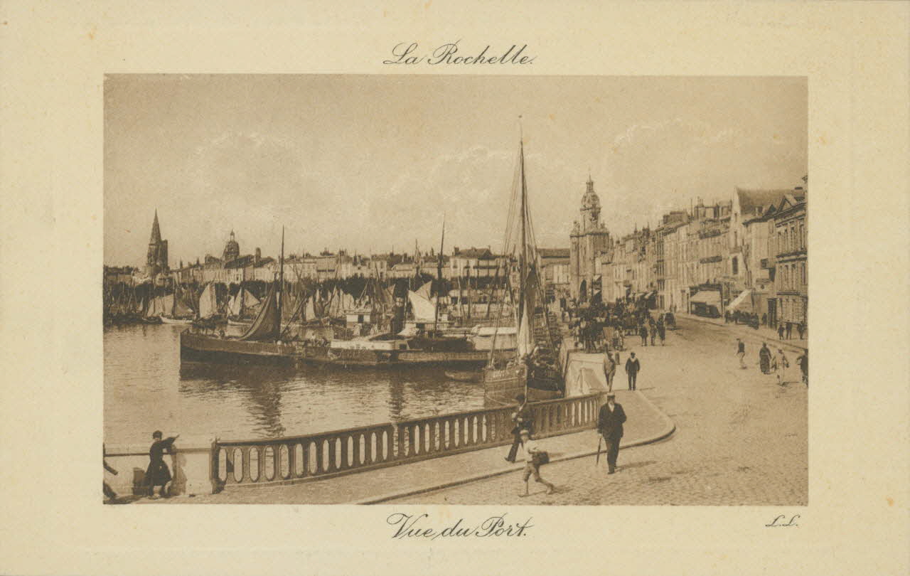 carte postale VUE DU PORT Charente-Maritime 1903-1920 010224 Photo