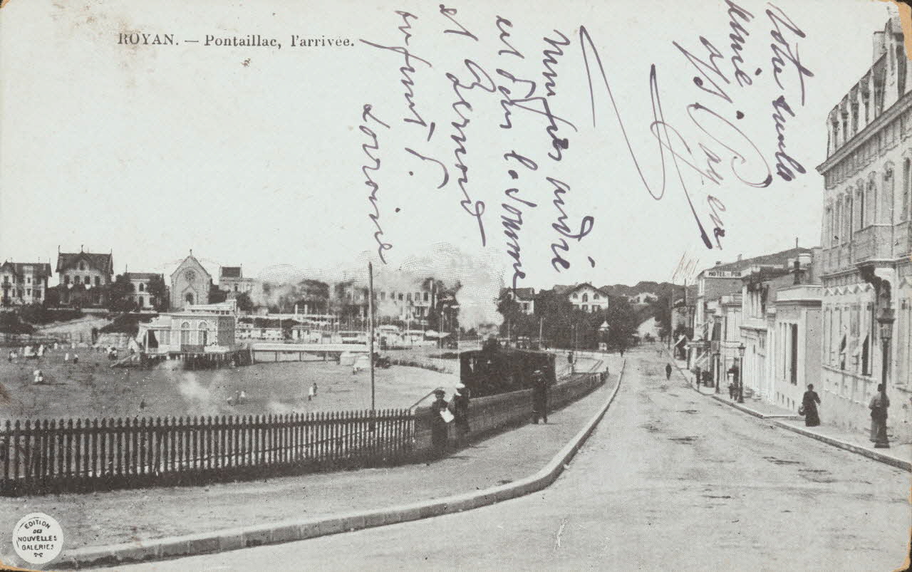 carte postale PONTAILLAC, L'ARRIVEE Charente-Maritime 1916 010233 Photo