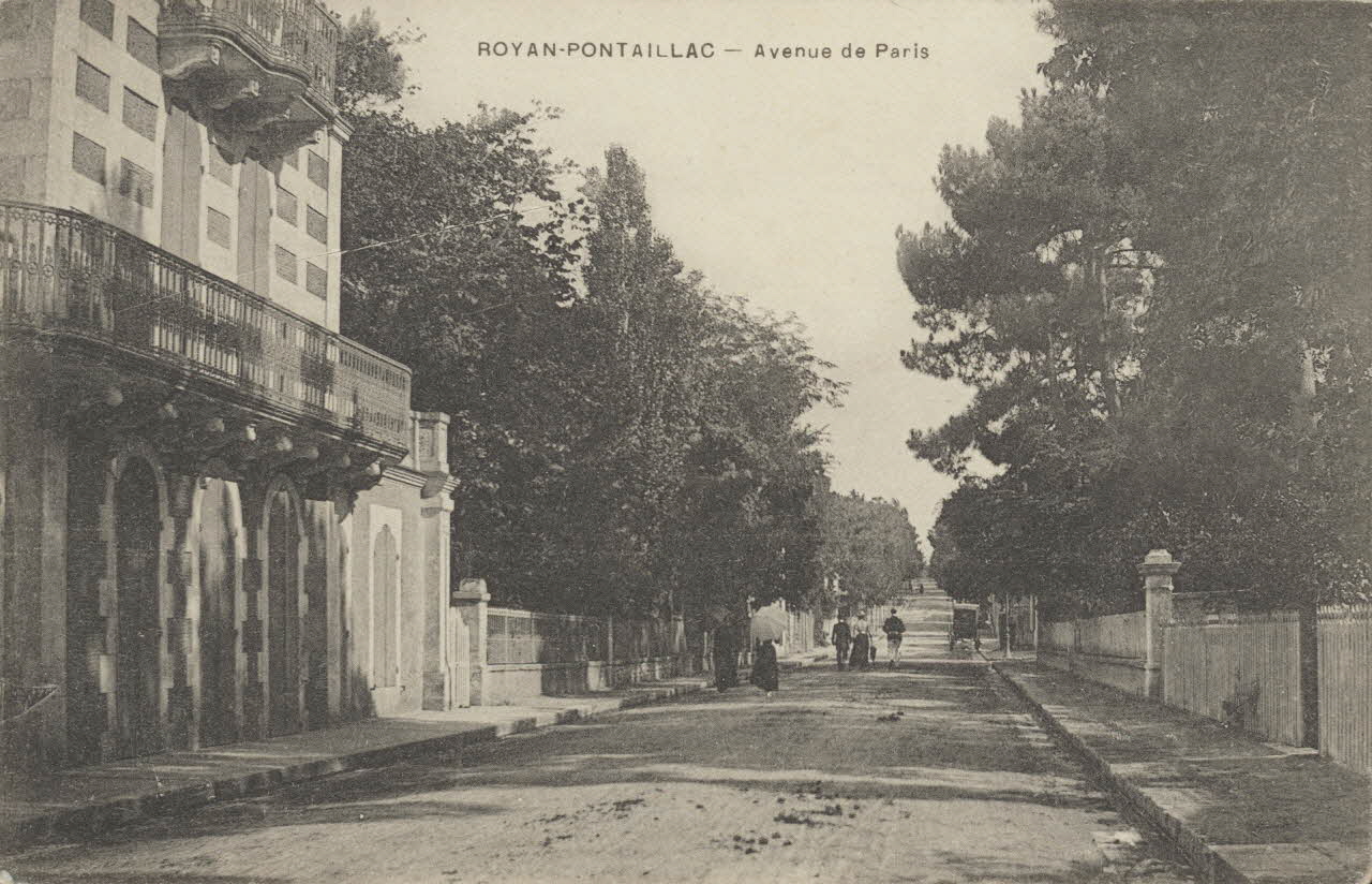 carte postale AVENUE DE PARIS Charente-Maritime 1907 010236 Photo