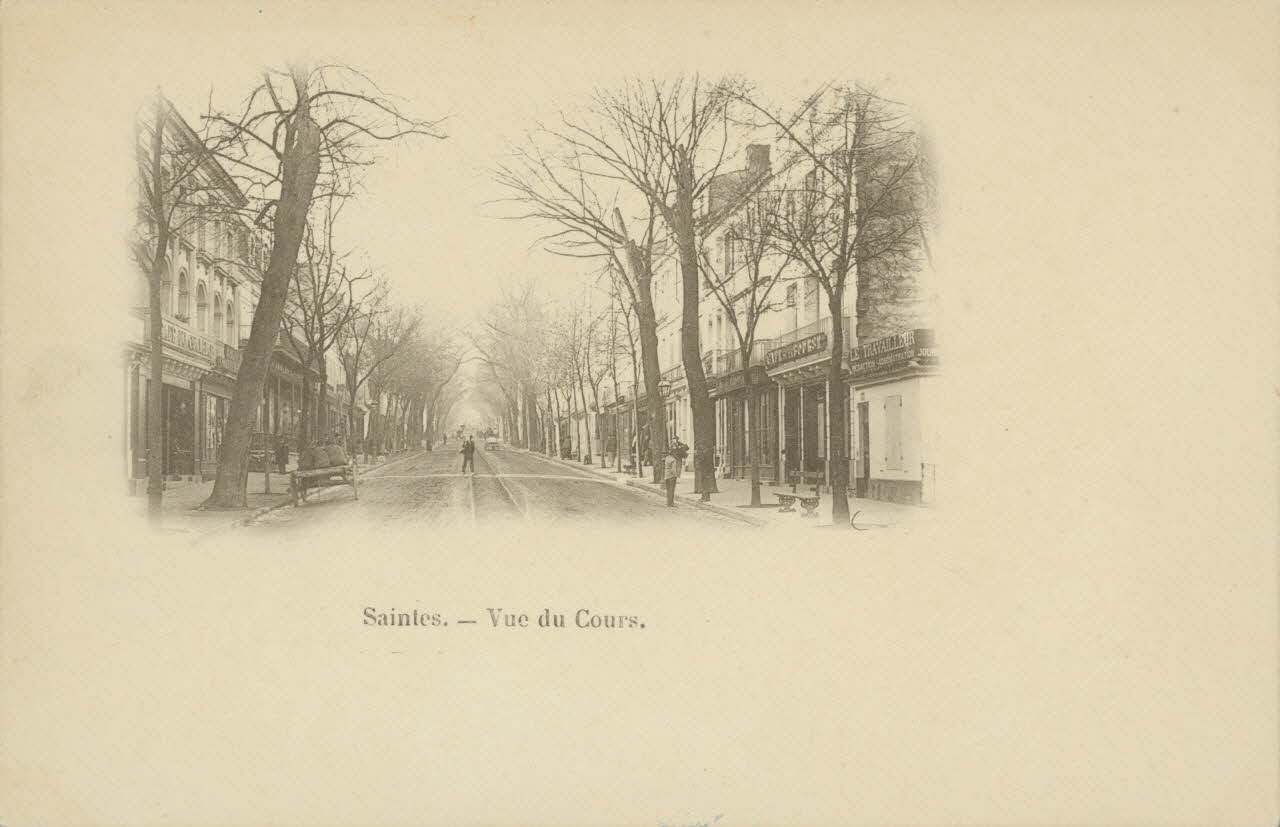 carte postale VUE DU COURS Charente-Maritime 1903 010243 Photo