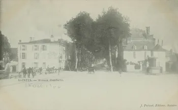 carte postale AVENUE GAMBETTA Charente-Maritime 1900 010244 Photo