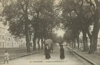 carte postale AVENUE DE SAINT-PIERRE Charente-Maritime 1917 010247  Photo