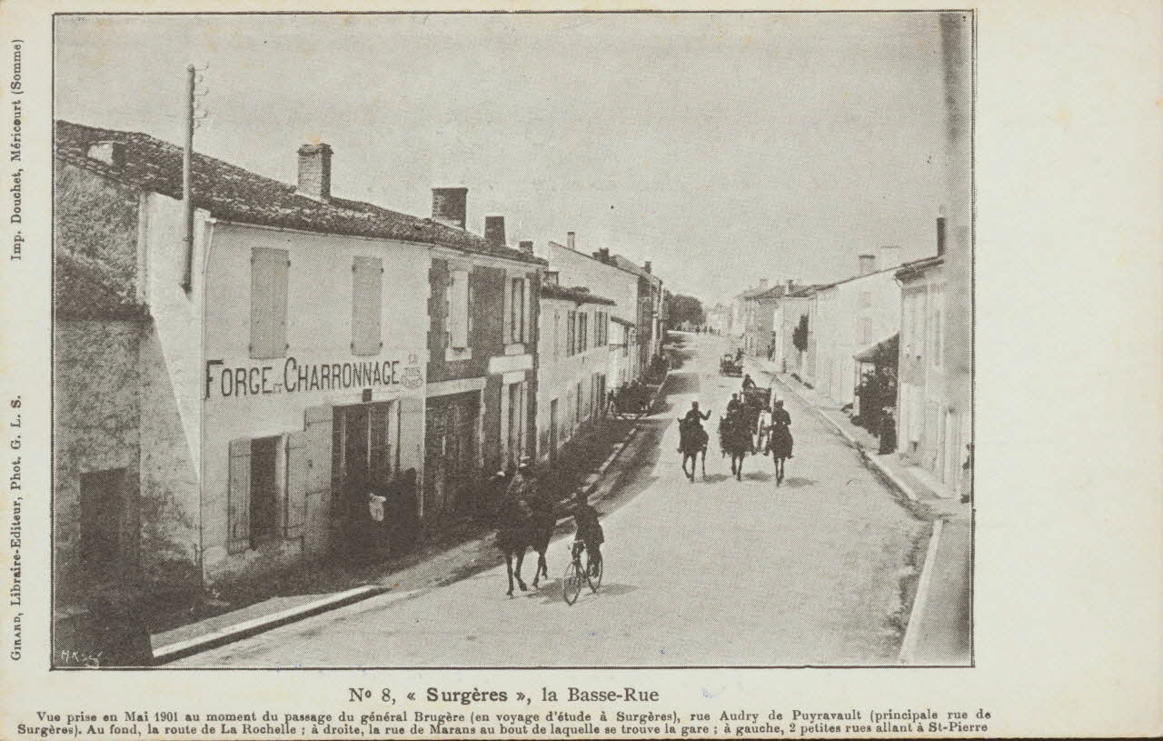 carte postale LA BASSE RUE Charente-Maritime 1901 010248 Photo