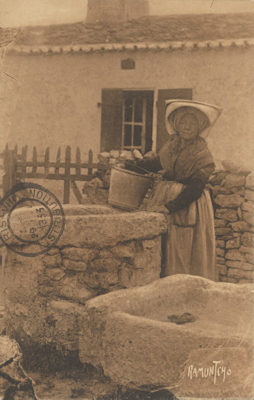 carte postale PAYSANNE DE L'ILE D'OLERON 1933 010258 Photo