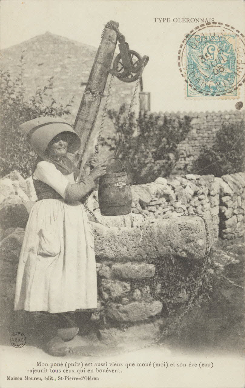 carte postale TYPE OLERONNAIS 1905 010260 Photo