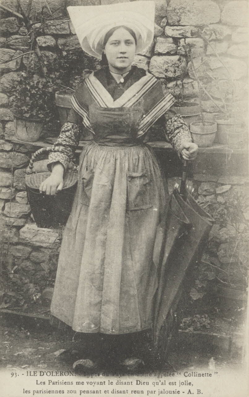 carte postale TYPES DU PAYS EN COIFFE 1903-1950 010262 Photo