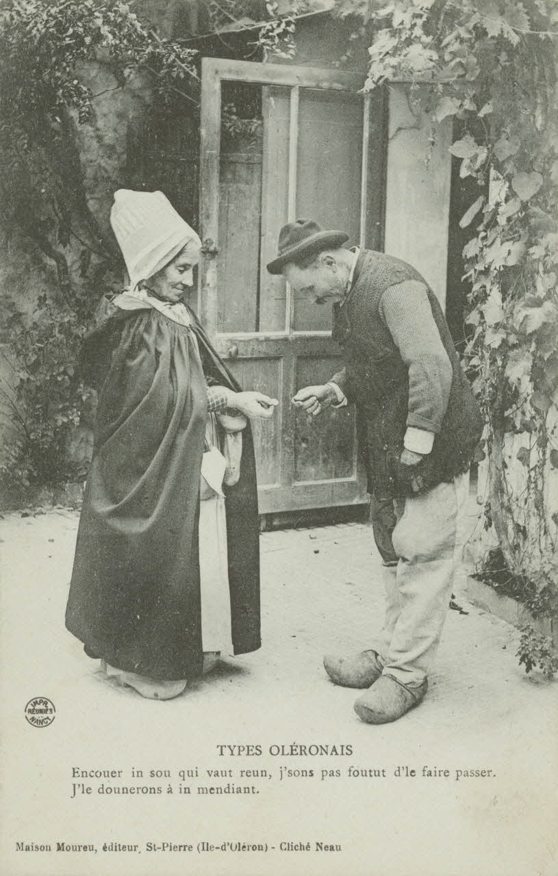 carte postale TYPES OLERONAIS 1903-1950 010270 Photo