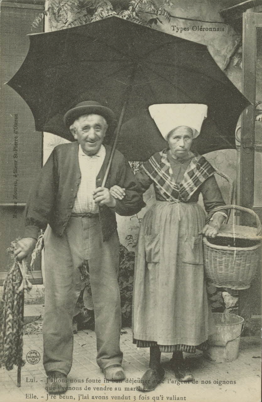 carte postale TYPES OLERONNAIS 1903-1950 010271 Photo