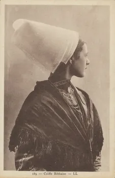 carte postale COIFFE RHETAISE 1903-1950 010308 Photo