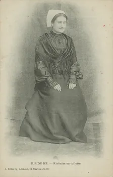 carte postale ILE DE RE-RHETAISE EN TOILETTE 1903 010311 Photo