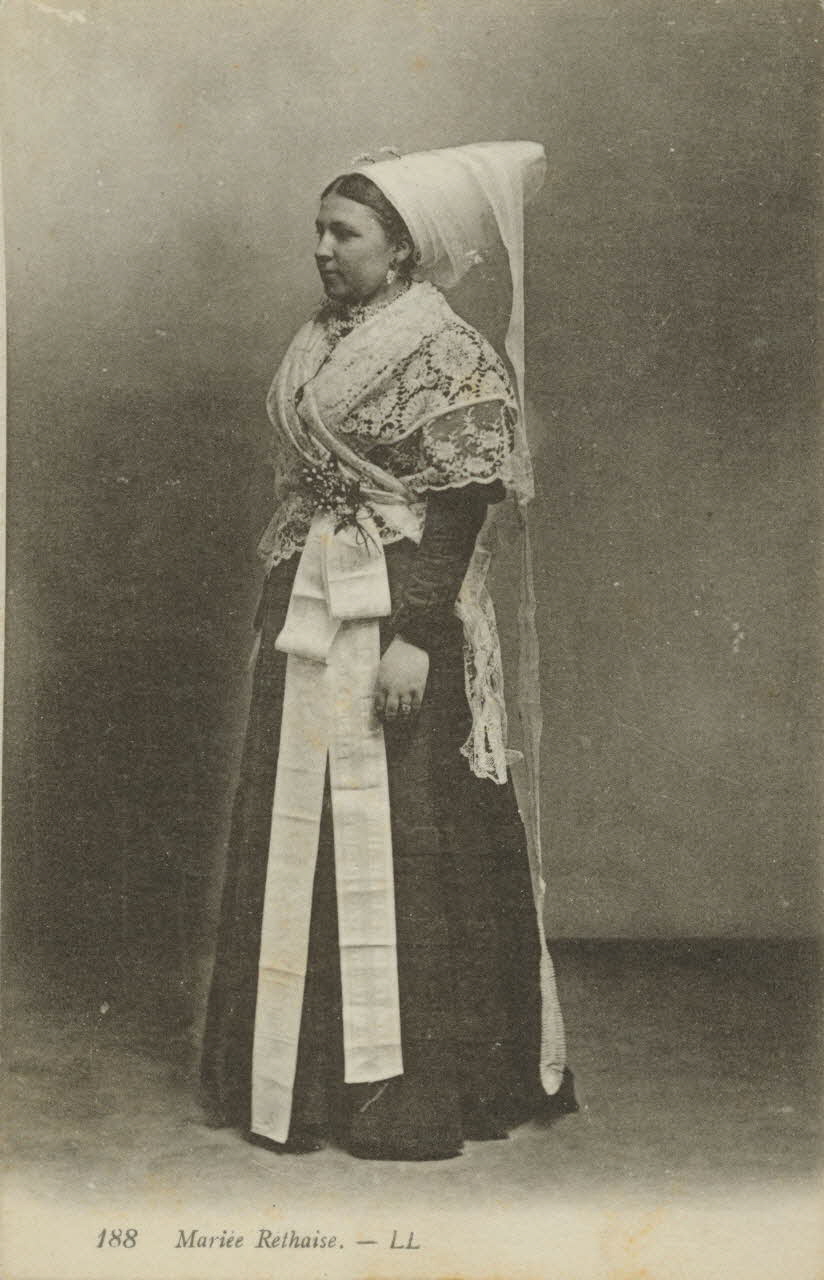 carte postale MARIEE RHETAISE 1903-1950 010316 Photo