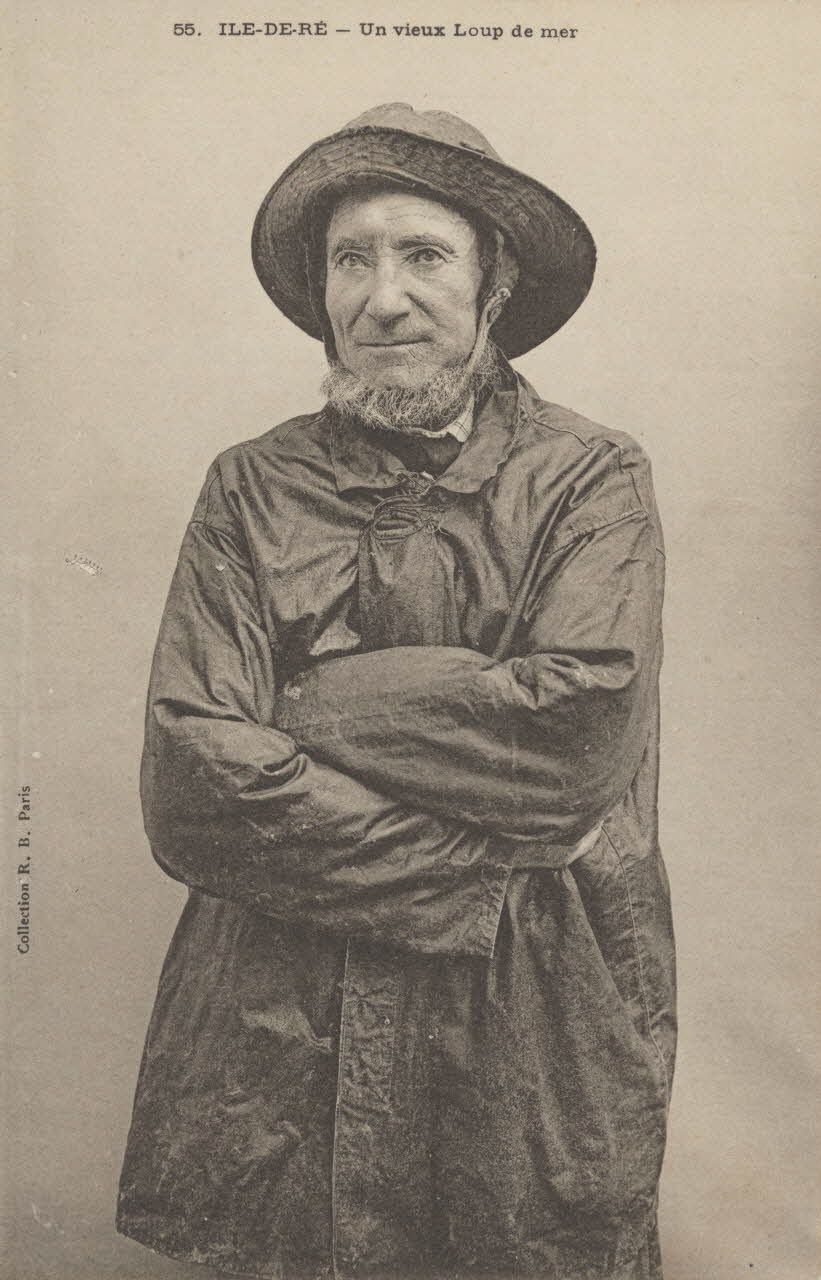 carte postale UN VIEUX LOUP DE MER 1903-1950 010323 Photo