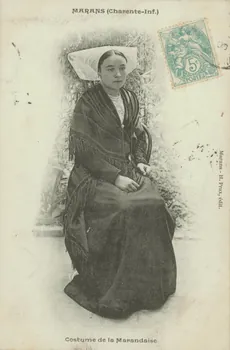 carte postale COSTUME DE LA MARANDAISE Charente-Maritime 1906 010337 Photo