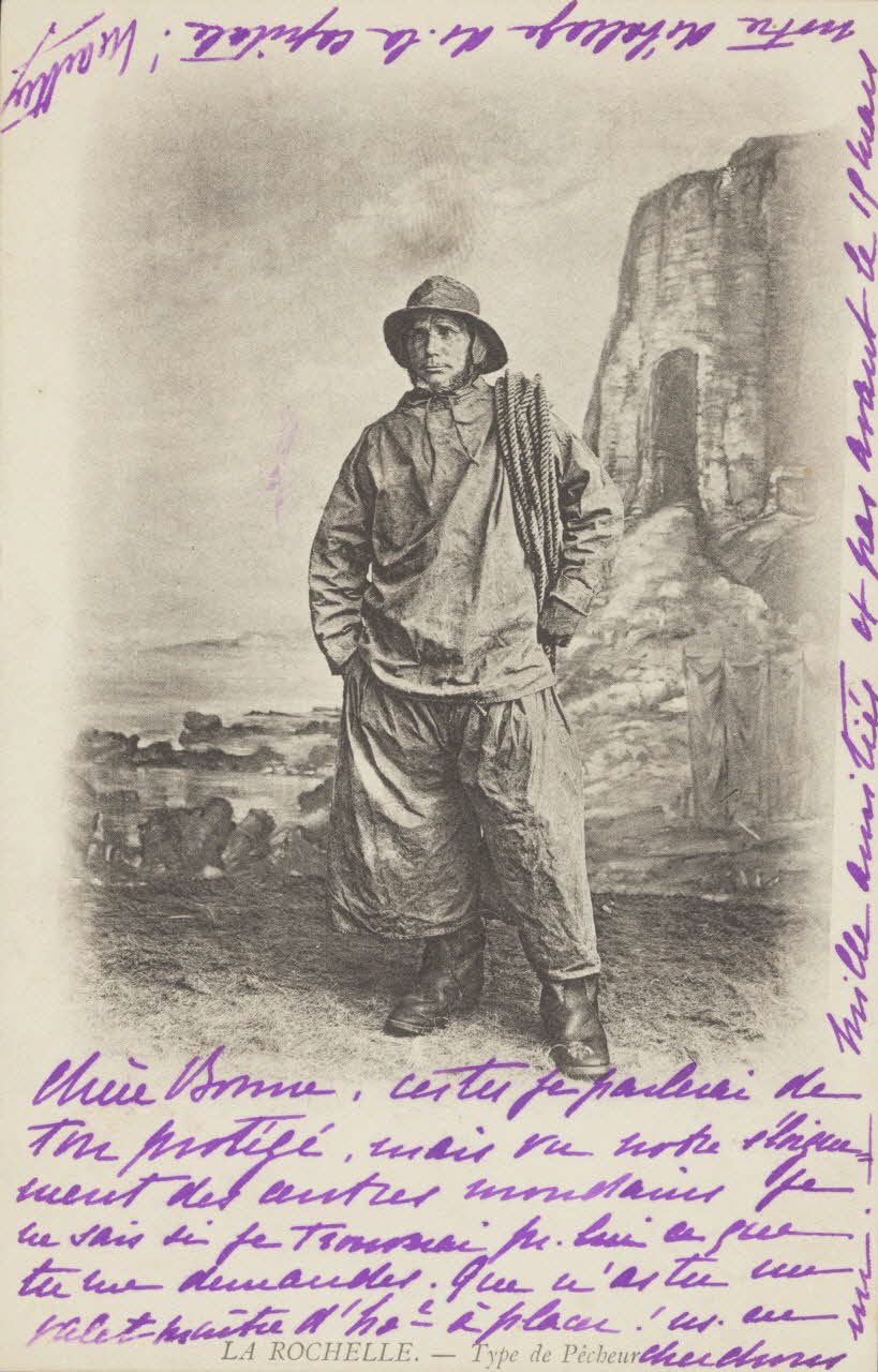 carte postale TYPE DE PECHEUR Charente-Maritime 1903 010370 Photo