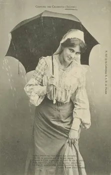 carte postale COSTUME DES CHARENTES Charente-Maritime 1903 010378 Photo