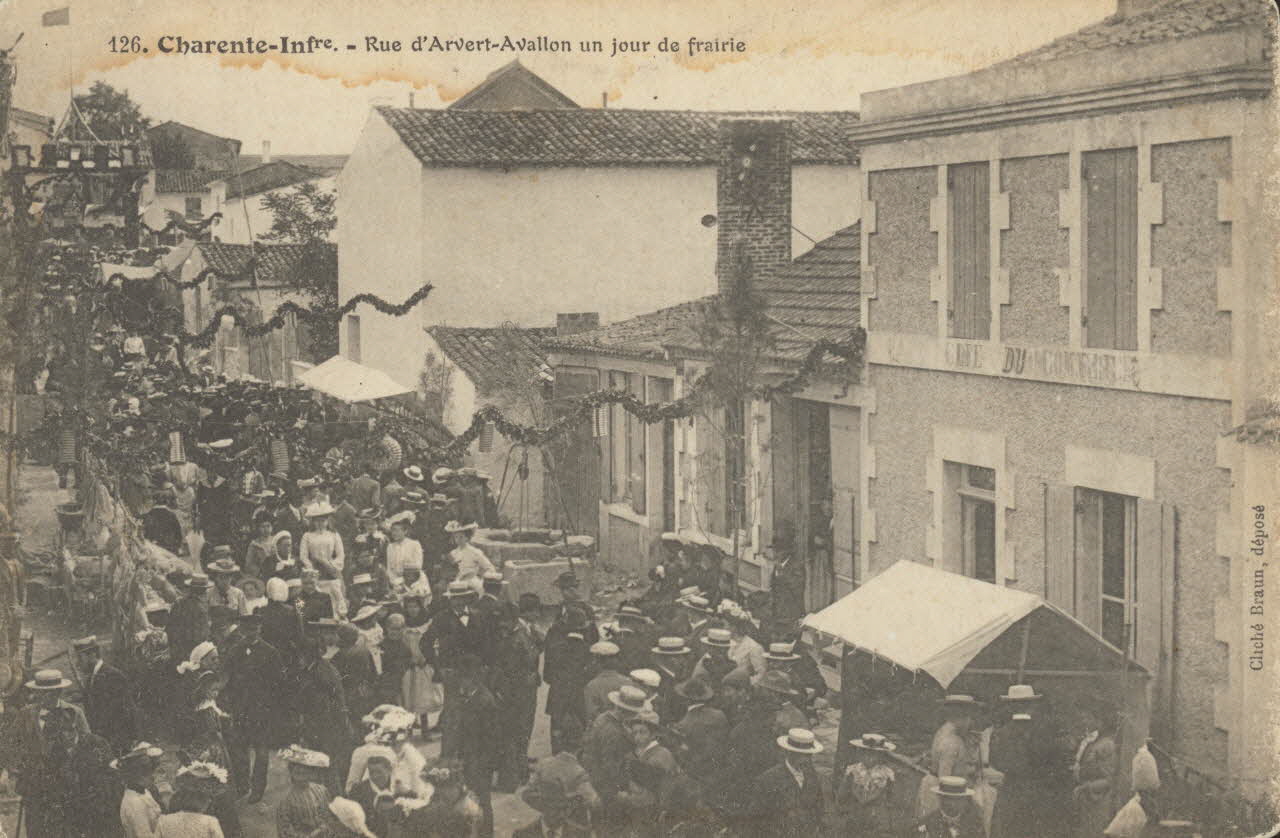 carte postale UN JOUR DE FRAIRIE Charente-Maritime 1903-1920 010399 Photo