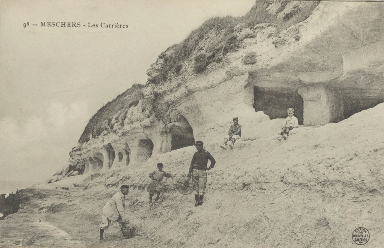 carte postale LES CARRIERES Charente-Maritime 1903-1920 010433 Photo