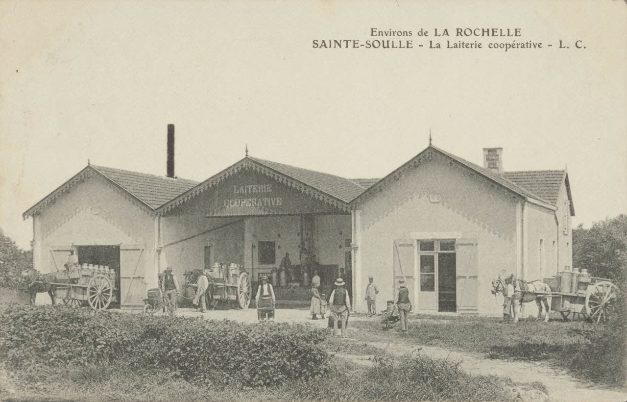 carte postale LA LAITERIE COOPERATIVE Charente-Maritime 1904 010438 Photo