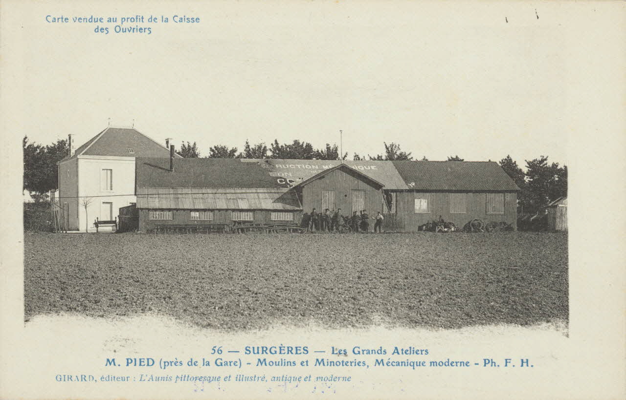 carte postale LES GRANDS ATELIERS Charente-Maritime 1903-1920 010441 Photo
