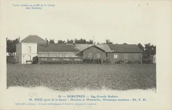 carte postale LES GRANDS ATELIERS Charente-Maritime 1903-1920 010441 Photo
