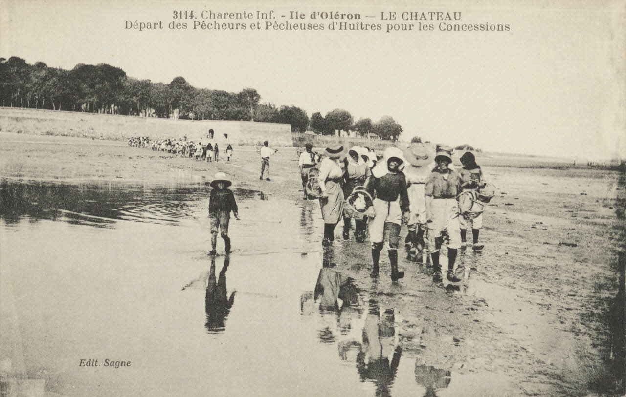 carte postale DEPART POUR LES CONCESSIONS 1903-1920 010474 Photo