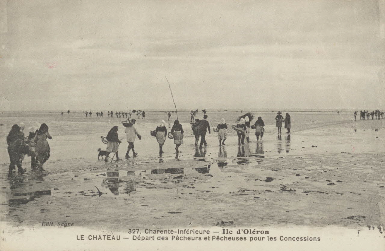 carte postale DEPART POUR LES CONCESSIONS 1903-1920 010475 Photo